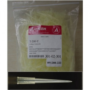 (T-200-Y) Yellow tips (1-200µl) <1000 pc/Pck> AXYGEN