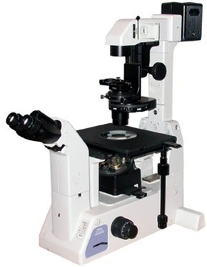 میکروسکوپ اینورت مدل  NIKON TE200 DIC ساخت کمپانی نیکون ژاپن