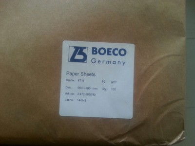 ✔️ کاغذ صافی 58*58 وزن 80 گرمی ساخت بوکو آلمان بسته 100 برگی ✔️