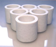 کروزه سرامیکی مخصوص دستگاه کربن سولفور آنالایزر  Ceramic Crucible Like C4500 (528-018) 528-050 pack of 500