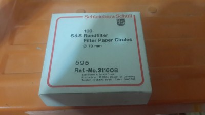کاغذ صافی 7 سانت گرید ساده کد 595 ساخت شرکت S&S آلمان