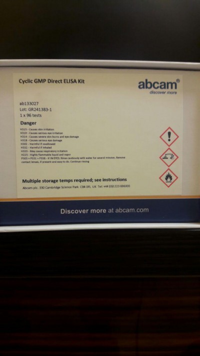 Cyclic GMP Direct ELISA Kit  ab133027  1 x 96 tests