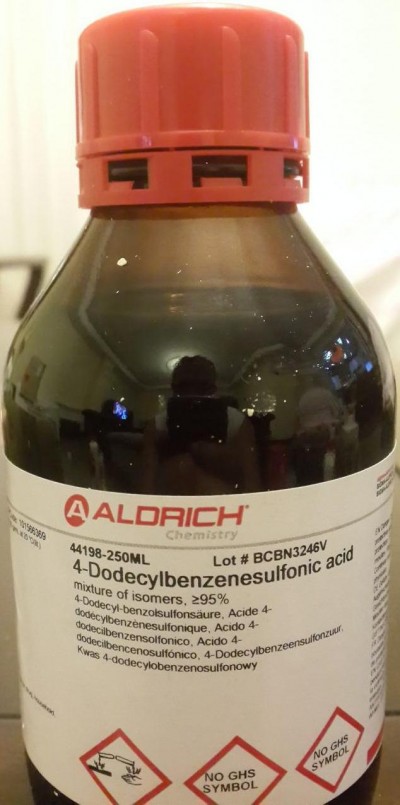 4 دودسیل بنزن سولفونیک اسید 250 میلی کد 44198 سیگما آلدریچ 
