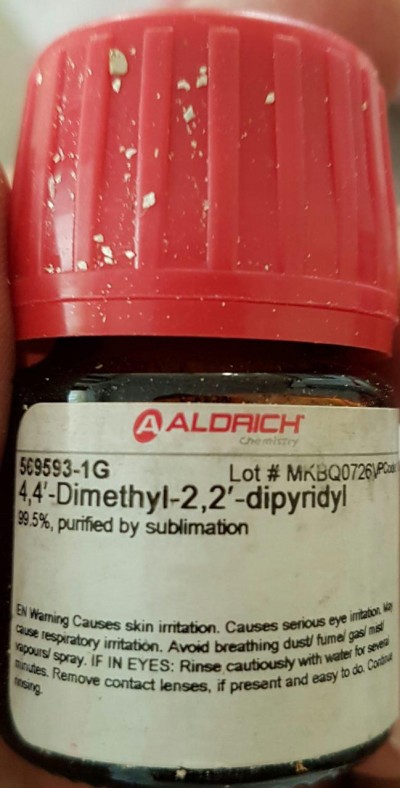 4,4′-Dimethyl-2,2′-dipyridyl  یک گرمی / کد 569593