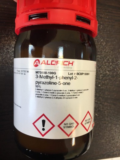 3-متیل-1-فنیل-2-پیرازولین-5-وان 100G / کد M70800 ALDRICH