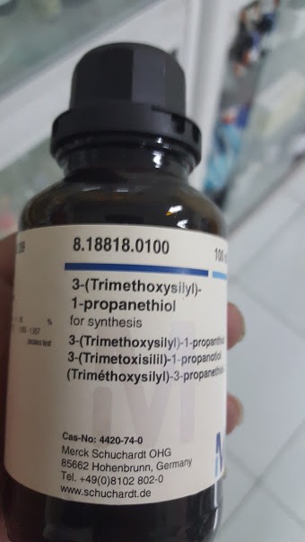 (3-Mercaptopropyl)trimethoxysilane واحد 100 میلی لیتر کد 818818 مرک 