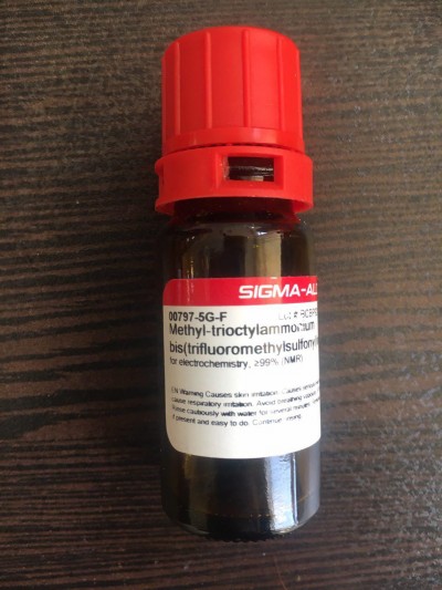 Methyl-trioctylammonium bis(trifluoromethylsulfonyl)imide  5G / کد 00797