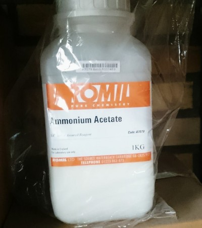 آمونيوم استات ، ازکمپاني Romil انگلستان