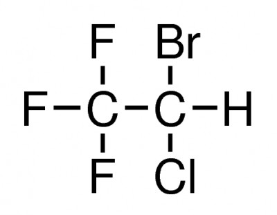 2-برومو-2-کلرو -1،1،1-تری فلوئوراتان 25 میلی لیتر کد B4388