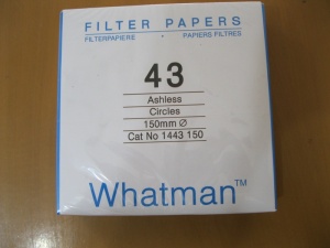 کاغذ صافی واتمن گرید 43  سایز  12.5 سانت 