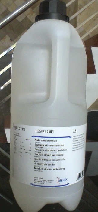 سدیم سیلیکات 2.5 لیتری کد 105621 قیمت هر 2.5 لیتر