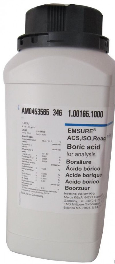 اسید بوریک مرک 1 کیلویی کد 100165