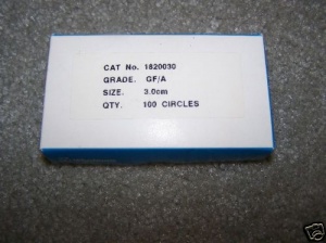 فیلتر گلاس میکروفیبر گرید GF/A سایز 125 میلیمتر ساخت واتمن انگلستان