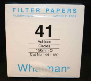 کاغذ صافی واتمن نمره 41 سایز 15 سانت هر بسته