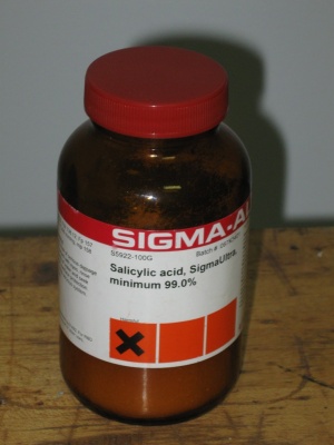 سالسیلیک اسید 100 گرمی کد S5922 ساخت شرکت سیگما