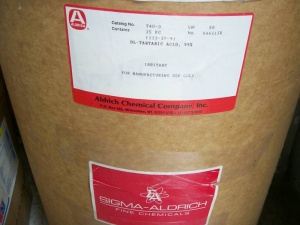 DL- تارتاریک اسید 25 کیلوئی قدیمی کد T400  آلدریچ آمریکا قیمت هر کیلو   