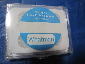 Whatman 110656 Nuclepore membrane filter, 25mm