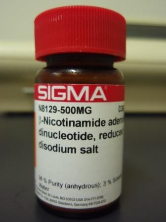 Sigma β-Nicotinamide adenine dinucleotide, reduced disodium salt hydrate N8129 - ≥97% (HPLC)500mg