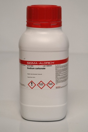 سدیم کربنات 500 گرمی کد S2127 ساخت شرکت سیگما آلدریچ آمریکا