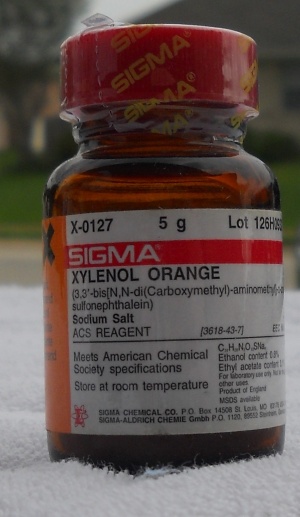 Mouse over image to zoom Sell one like this Sigma Xylenol Orange x-0127 sodium salt 5g NOS sealed گزیلول اورنج 5 گرمی