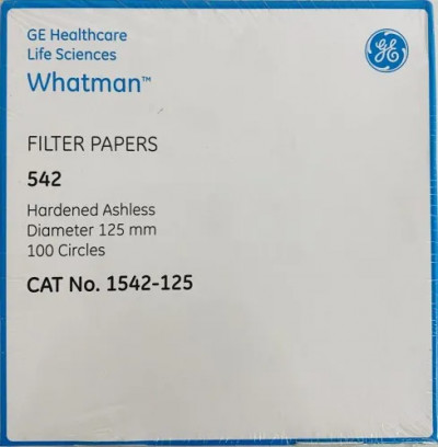 کاغذ صافی ضد اسید گرید 542 واتمن سایز 125 میلیمتر کد 1542-125