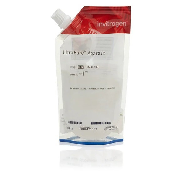 خرید و قیمت آگارز UltraPure™ از Invitrogen | گرید UltraPure |  بسته بندی 500 گرمی | کد محصول 16500100