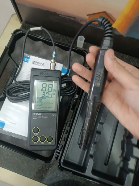 اکسیژن‌سنج پرتابل Hanna HI9142 برای اندازه‌گیری DO آب و فاضلاب
