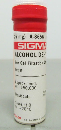  Have one to sell? Sell it yourself Alcohol Dehydrogenase from Saccharomyces Cerevisiae, BioReagent, 25mg