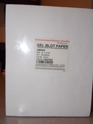  SCHLEICHER&SCHUELL BLOTTING PAPER GB004 SIZE 20X25CM QTY 100 BLOT SHEETS NEW 