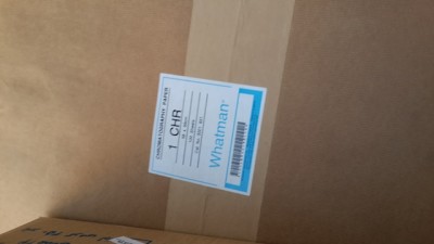 کاغذ کروماتوگرافی گرید 1Chr ساخت شرکت واتمن کد ا3001917 بعاد 46*57 سانتیمتر بسته 100 عددی