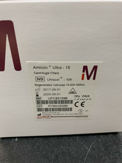 UFC901024 | Amicon Ultra-15 Centrifugal Filter Unit with Ultracel-10 membrane