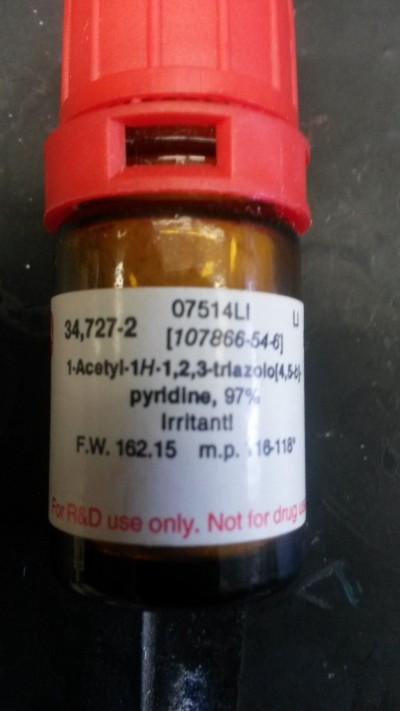 1-Acetyl-1H-1,2,3-triazolo,[4,5-b]pyridine, Aldrich 1g, 34,727-2