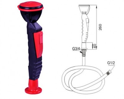 چشم شور تک رومیزی 90 درجه مدل 1100/5 ساخت TOF ایتالیا