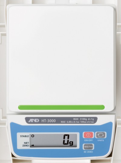 ترازوی 1 گرم تا 3100 گرم مدل HT3000 ساخت شرکت A&D ژاپن