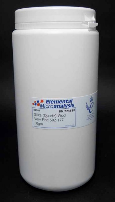 Silica (Quartz) Wool Very Fine 502-177 50gm