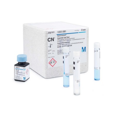 Cyanide cell test 	0,010 - 0,500 CN 	Pharo, Nova 60, Multy, Move 	25 Tests 	1.02531.0001