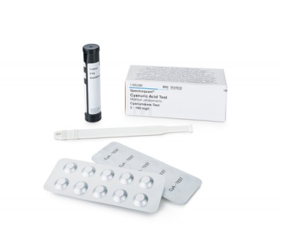  	Cyanuric Acid test (boric acid-free) 	2-160 mg/l 	Pharo, Nova 60, Multy, Move, Picco 	100 Tests 	1.19253.0001