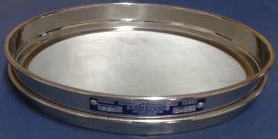 الک استیل با مش 1/4 اینچ  و چشمی 6.35 میلیمتر ساخت شرکت الک دماوند
