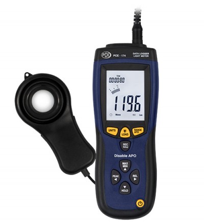 دستگاه اندازه گیری شدت جریان نور لوکس متر مدل PCE-174 ساخت کمپانی pce-instruments انگلستان 