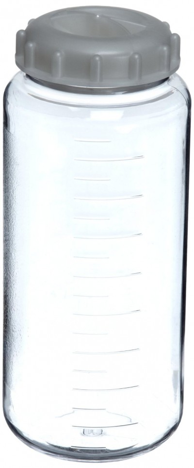 CapitolBrand Autofil High-Speed, Leak-Proof, Graduated, Polycarbonate, Nonsterile Disposable Centrifuge Bottle With Seal Cap