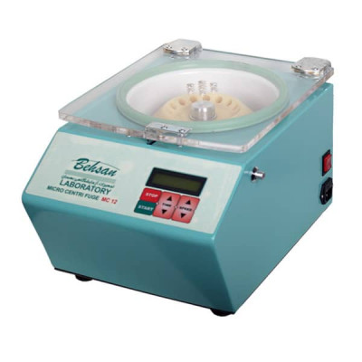 میکروفیوژ 16 شاخه 14000 دور هد ثابت دیجیتال  مدل MC12 (1.5 تا 2 سی سی ) PCR ساخت شرکت بهسان