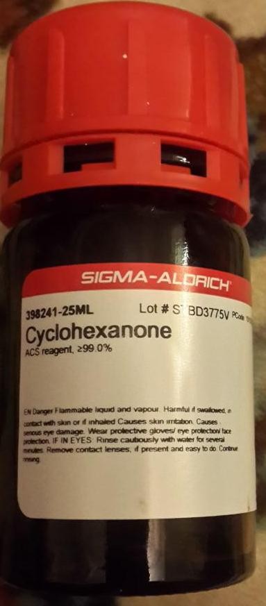 سایکلو هگزانون 25ml / کد 398241