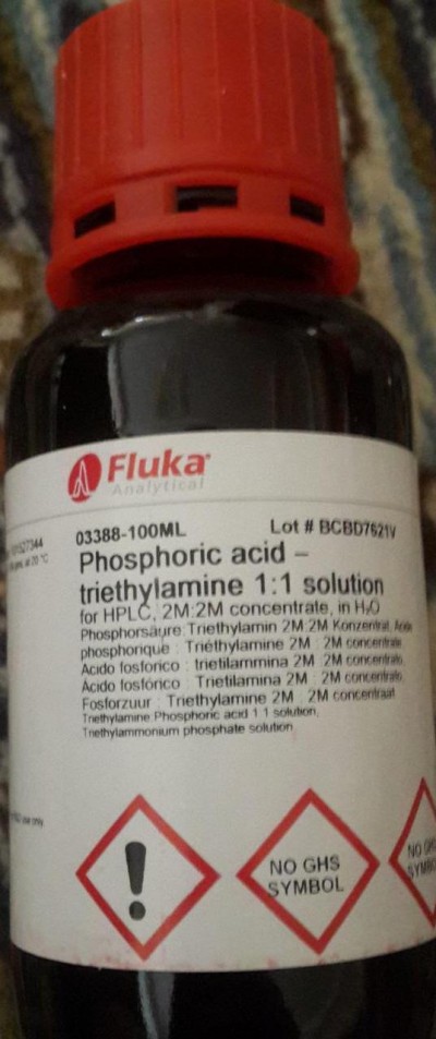 فسفریک اسید  تری اتیل آمین  100ml / کد 03388 
