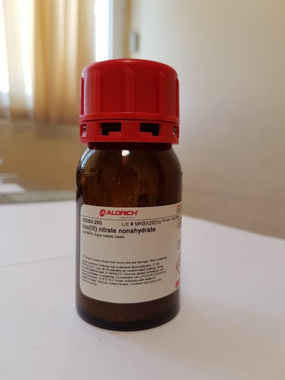 نیترات آهن فوق خالص سیگما آلدریچ 25 گرمی کد 529303