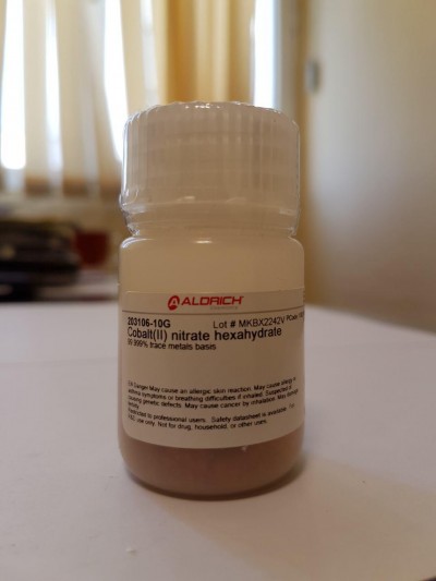 کبالت (II) نیترات هگزا هیدرات 10G / کد 203106