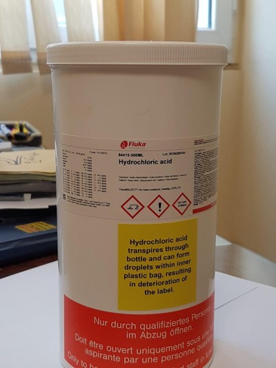هیدرو کلریک اسید 500ML / کد 84415