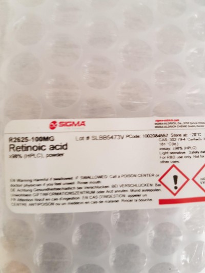 رتینوئیک اسید سیگما آلدریچ 100 میلیگرمی کد R2625