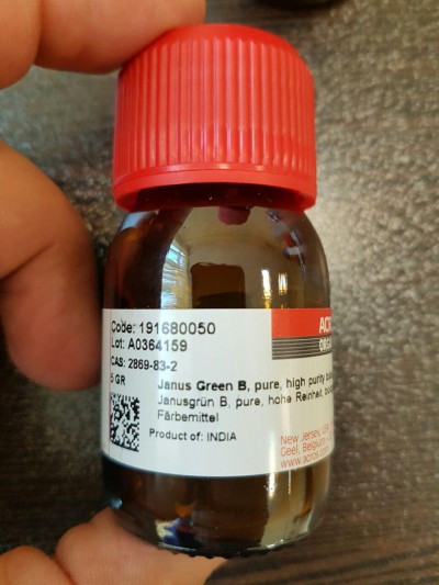 Janus Green B, pure, high purity biological stain 5gr / کد 191680050