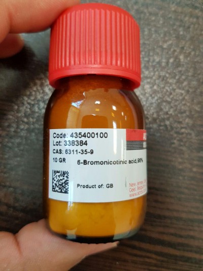 6-برومو نیکوتینیک اسید  10گرم / کد 435400100