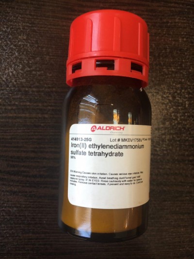 آیرون(II) اتیلن دی آمونیوم سولفات تترا هیدرات 25G / کد 414913
